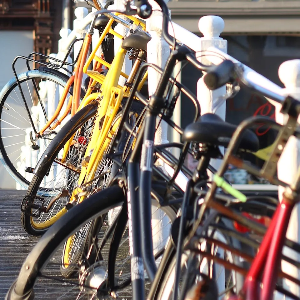 Leiden sustainable transport. Even Eltax taxis cannot compete with that.